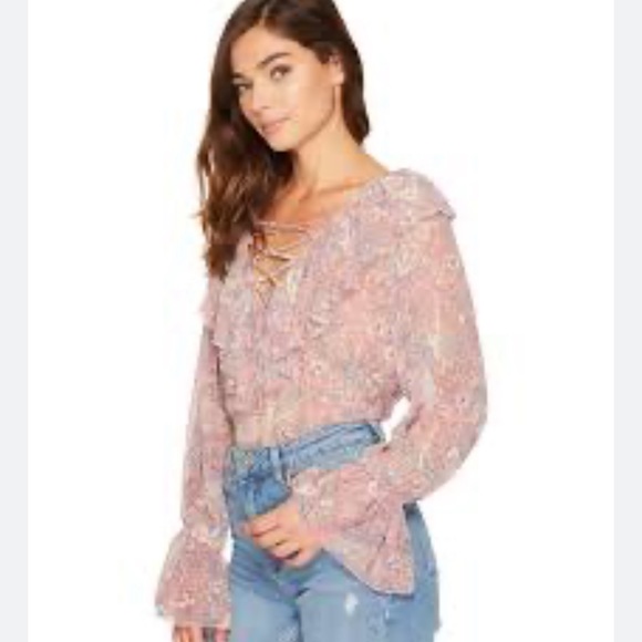 Show Me Your Mumu Elton Blouse Size M - Picture 6 of 9